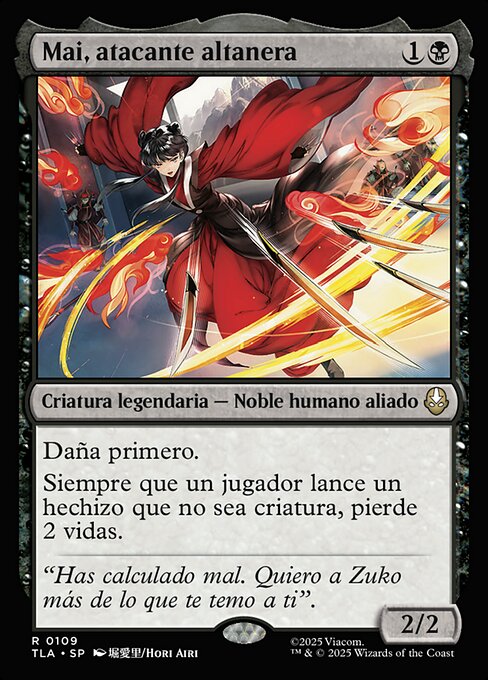 Mai, atacante altanera