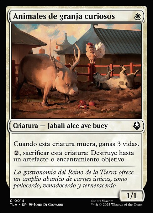 Animales de granja curiosos