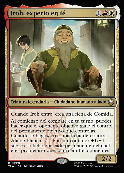 Iroh, experto en té