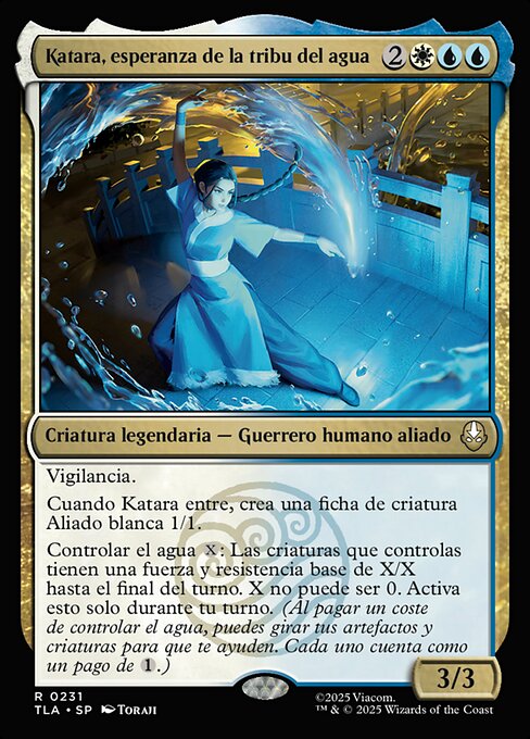 Katara, esperanza de la tribu del agua