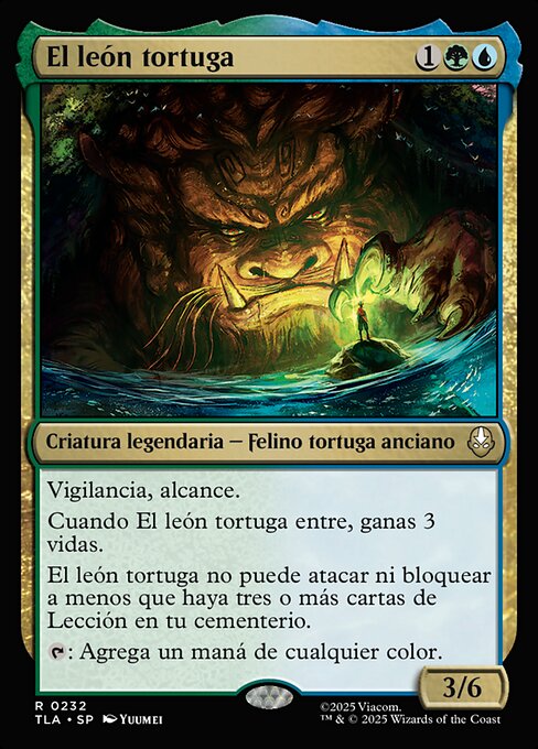 El león tortuga