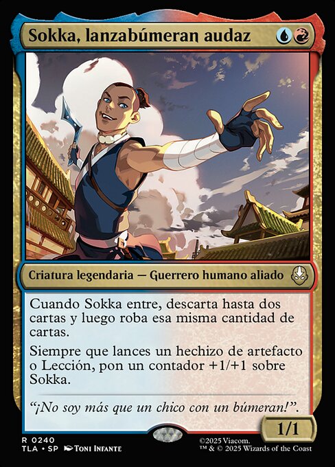 Sokka, lanzabúmeran audaz