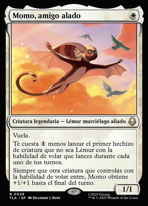 Momo, amigo alado