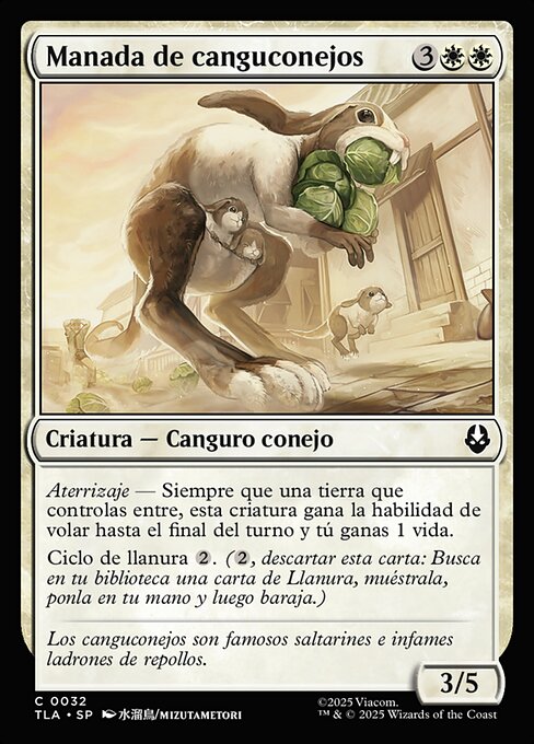 Manada de canguconejos