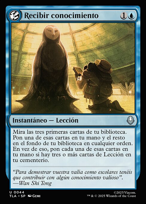 Recibir conocimiento