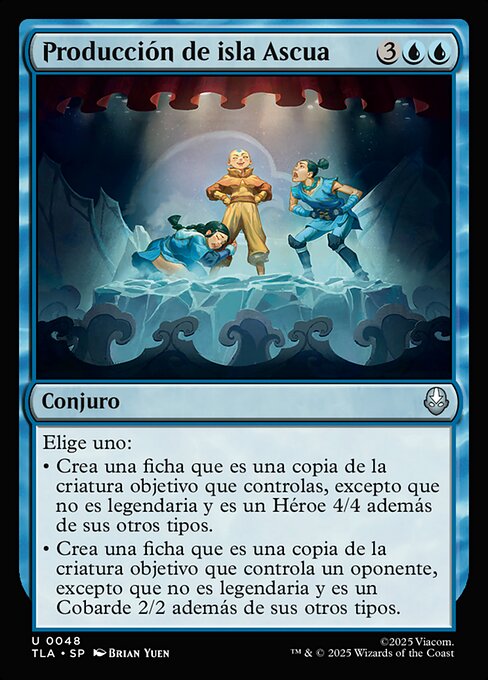 Producción de isla Ascua