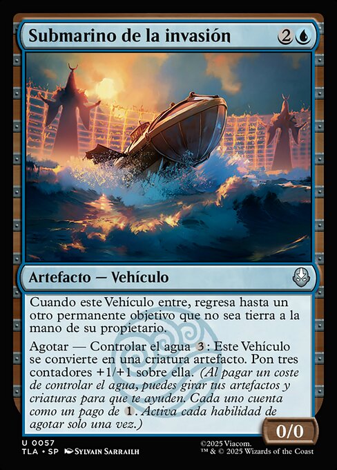 Submarino de la invasión