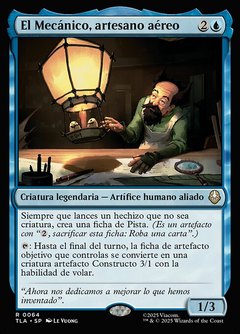 El Mecánico, artesano aéreo
