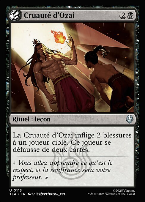 Cruauté d'Ozai