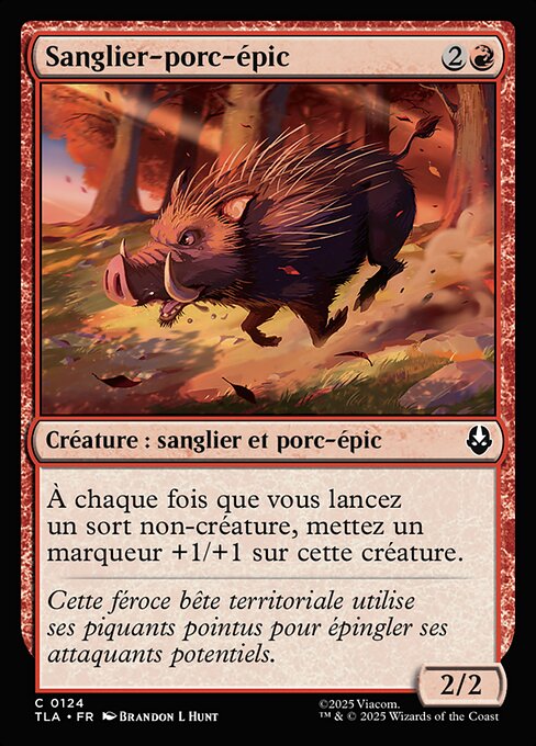 Sanglier-porc-épic