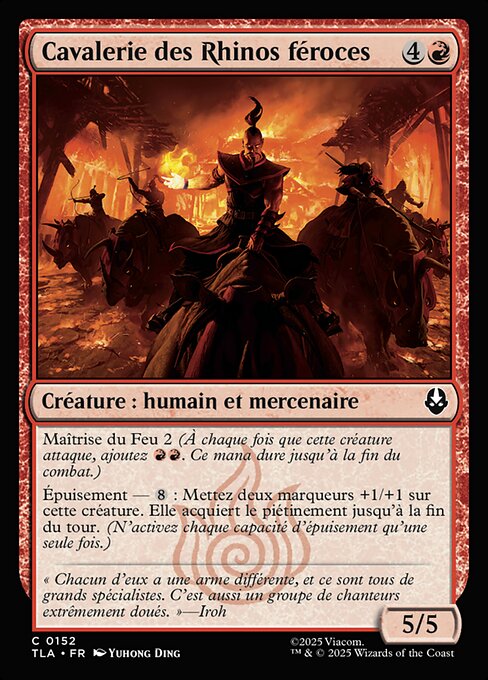 Cavalerie des Rhinos féroces