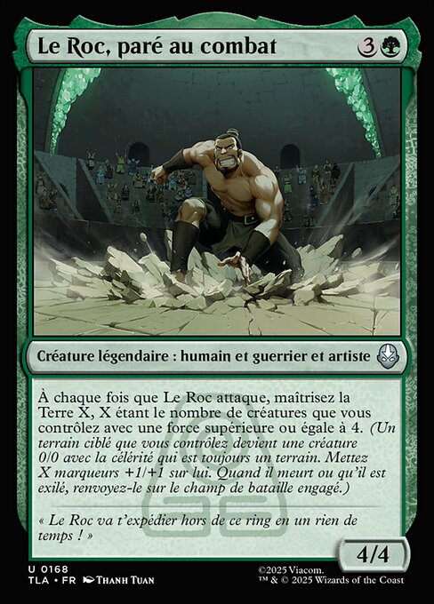 Le Roc, paré au combat