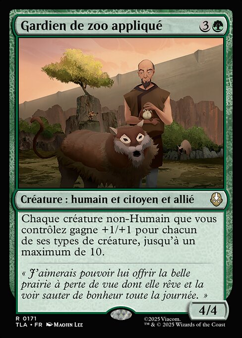 Gardien de zoo appliqué