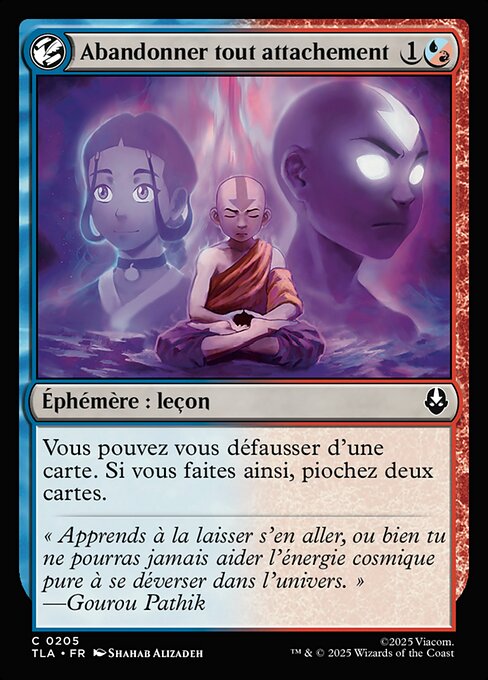 Abandonner tout attachement