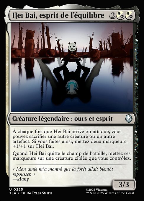 Hei Bai, esprit de l'équilibre