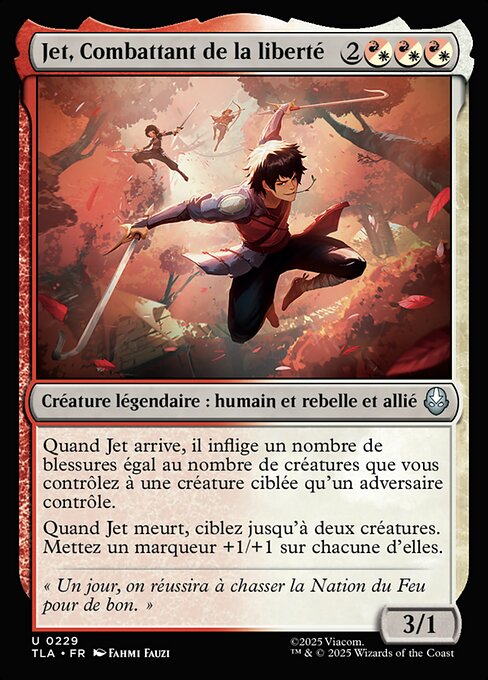 Jet, Combattant de la liberté