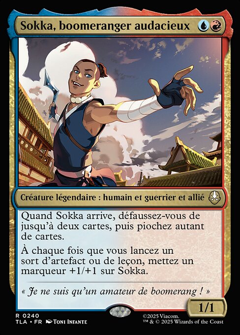 Sokka, boomeranger audacieux