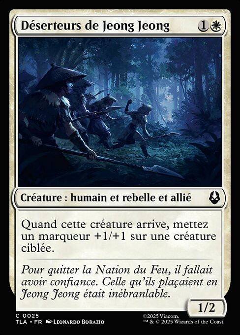 Déserteurs de Jeong Jeong