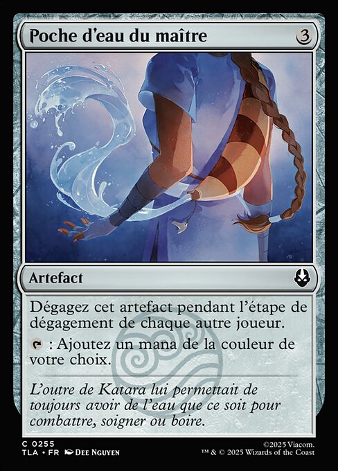 Poche d'eau du maître