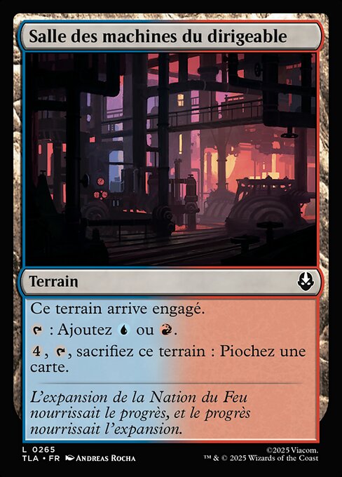 Salle des machines du dirigeable