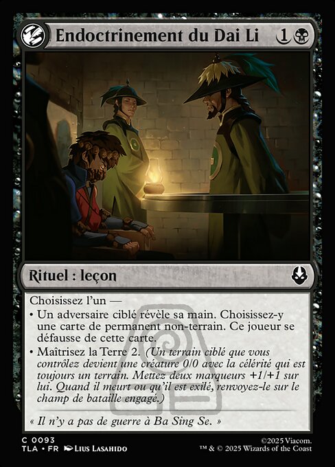 Endoctrinement du Dai Li
