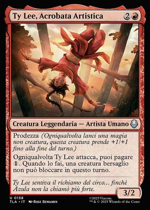 Ty Lee, Acrobata Artistica