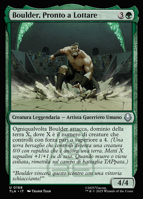 Boulder, Pronto a Lottare