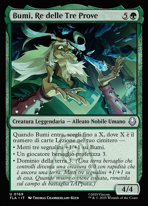 Bumi, Re delle Tre Prove