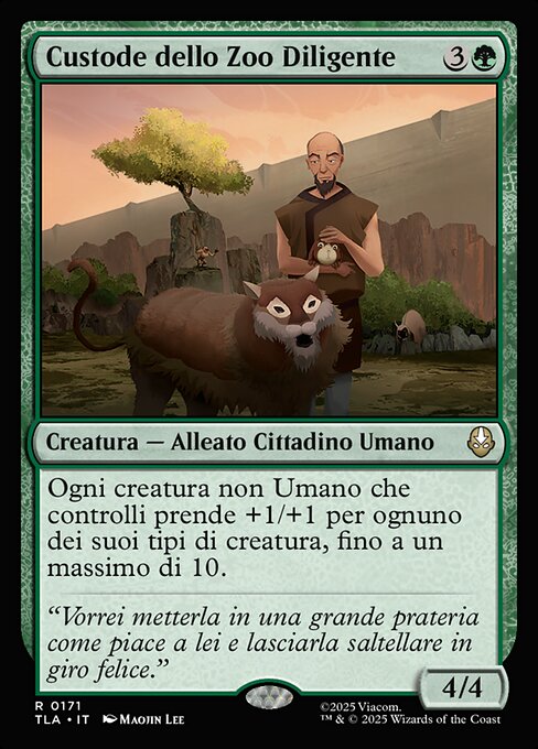 Custode dello Zoo Diligente