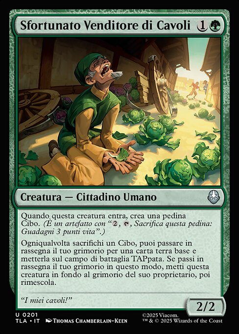 Sfortunato Venditore di Cavoli