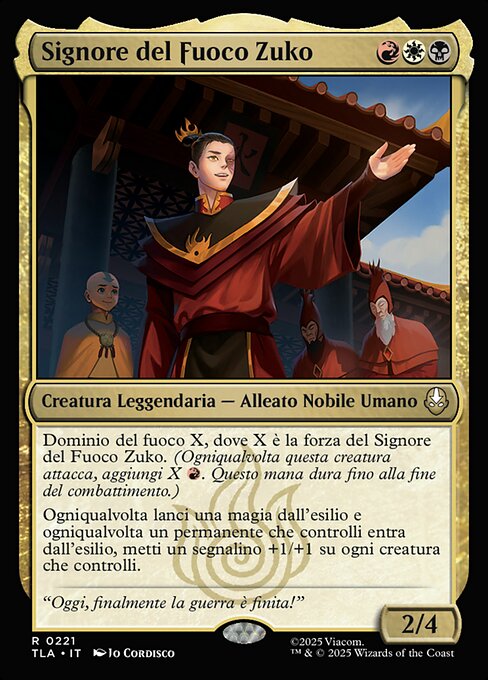 Signore del Fuoco Zuko