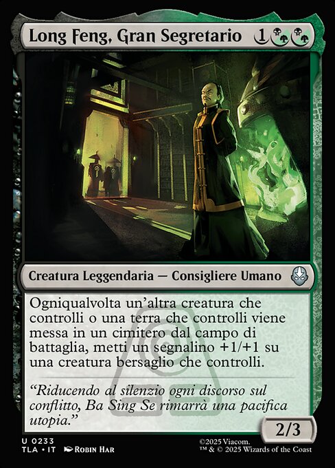 Long Feng, Gran Segretario
