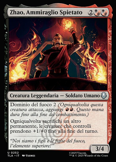 Zhao, Ammiraglio Spietato