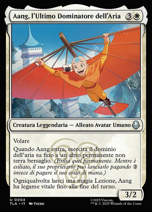 Aang, l'Ultimo Dominatore dell'Aria