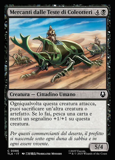 Mercanti dalle Teste di Coleotteri