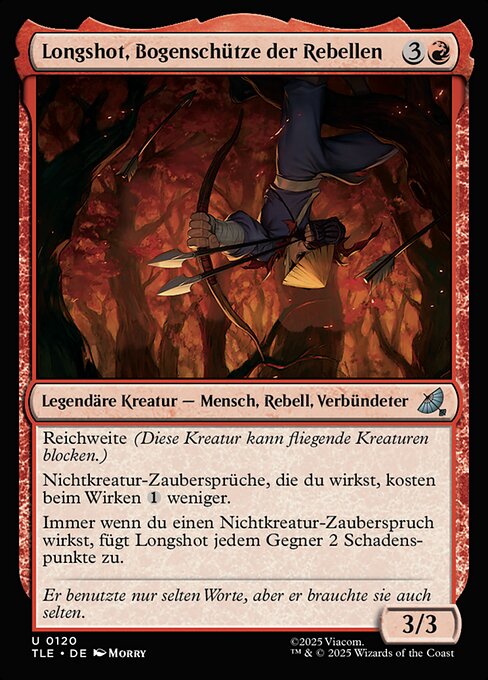 Longshot, Bogenschütze der Rebellen