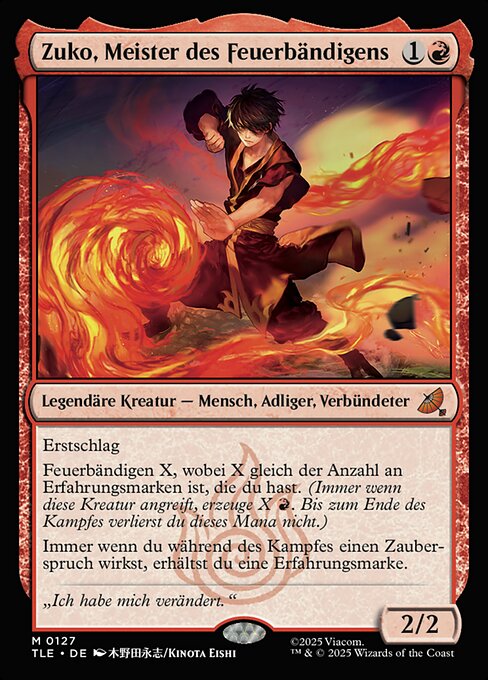Zuko, Meister des Feuerbändigens
