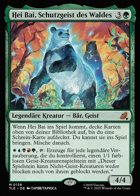 Hei Bai, Schutzgeist des Waldes