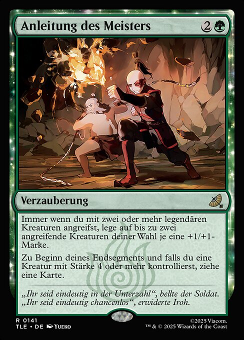 Anleitung des Meisters