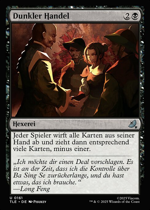 Dunkler Handel