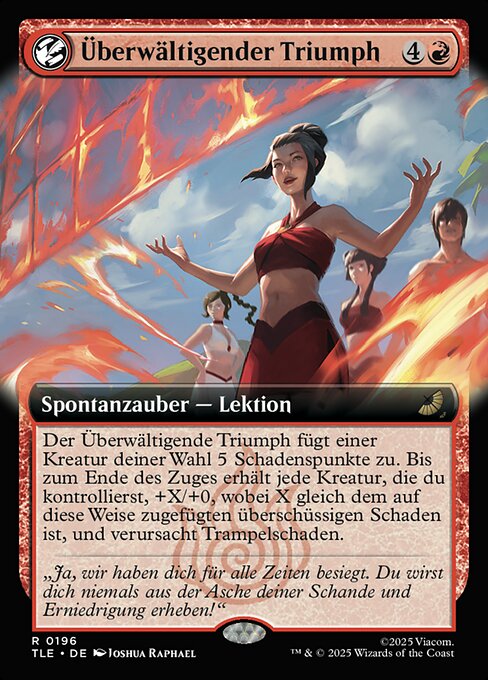 Überwältigender Triumph