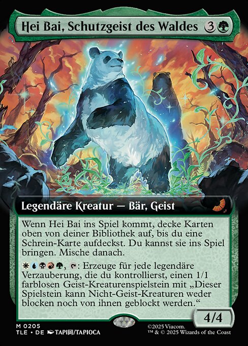 Hei Bai, Schutzgeist des Waldes
