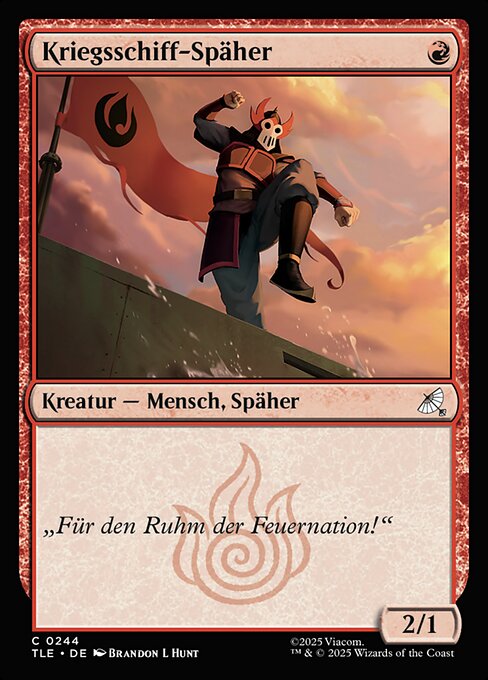 Kriegsschiff-Späher