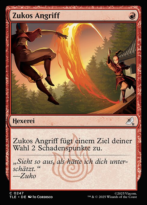 Zukos Angriff