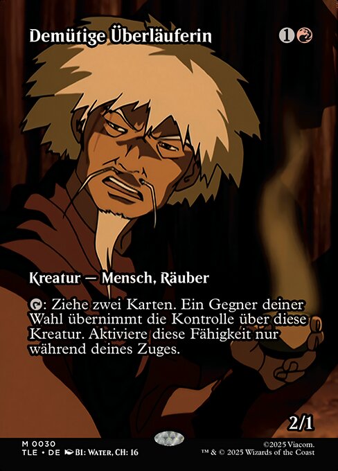 Demütige Überläuferin