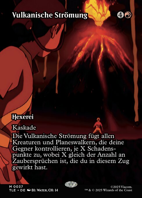 Vulkanische Strömung