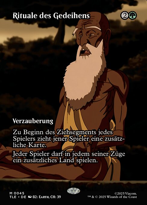 Rituale des Gedeihens