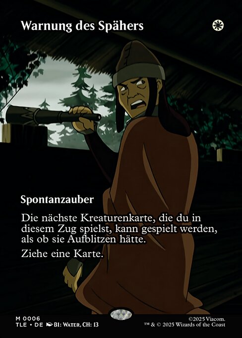 Warnung des Spähers