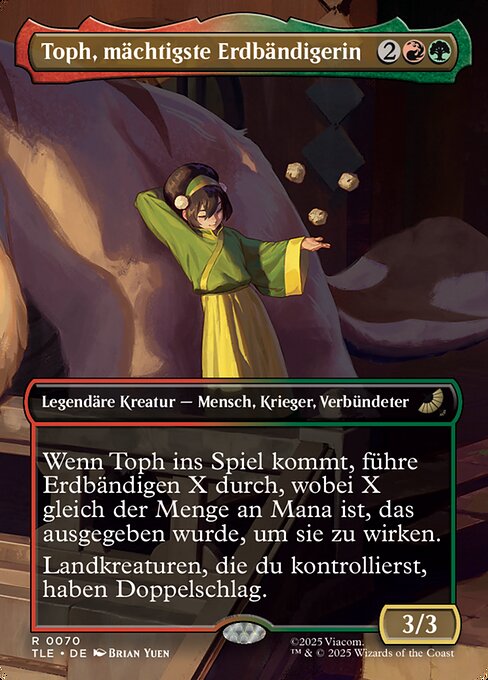 Toph, mächtigste Erdbändigerin