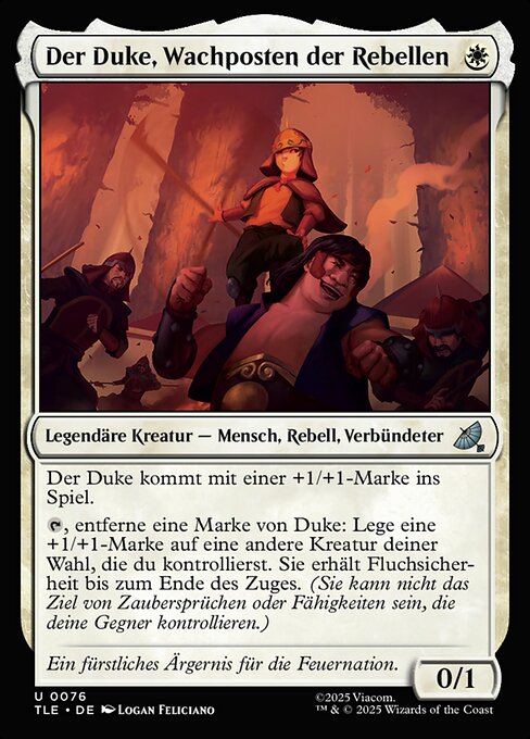 Der Duke, Wachposten der Rebellen